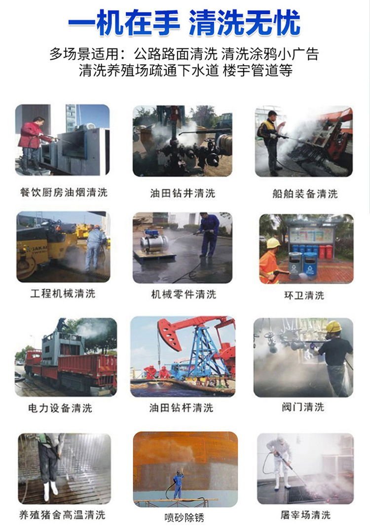 超高壓清洗機用途 超高壓清洗機用途